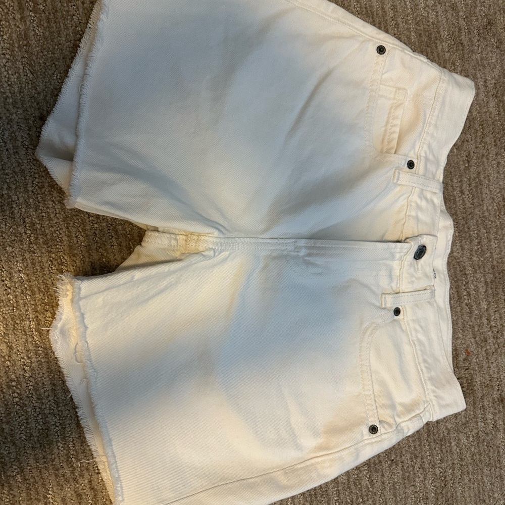 White Denim Women's Shorts